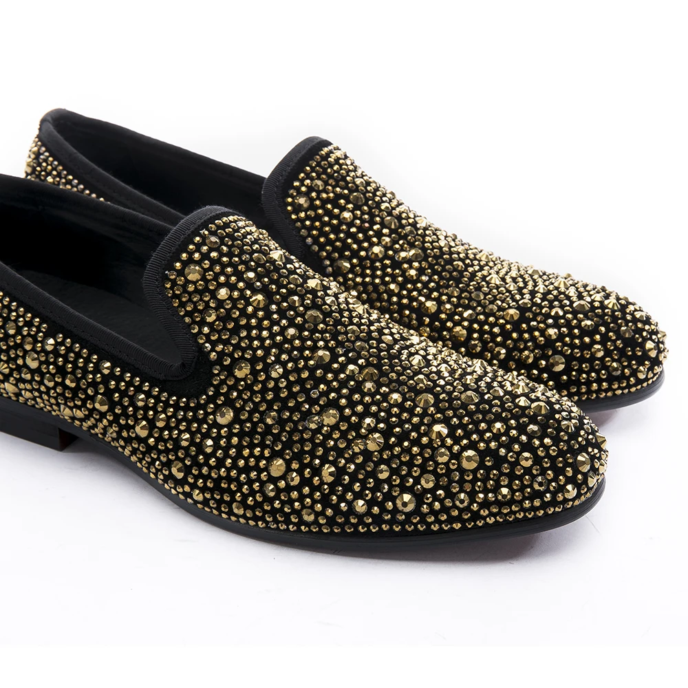 Мужские туфли для свадьбы и вечеринки супер-Звездные шлепанцы на плоской подошве