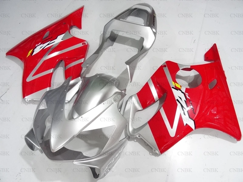 Обтекатели для CBR600 F4i 2001 - 2003 серебряные красного цвета CBR600F4i 02 обтекатель