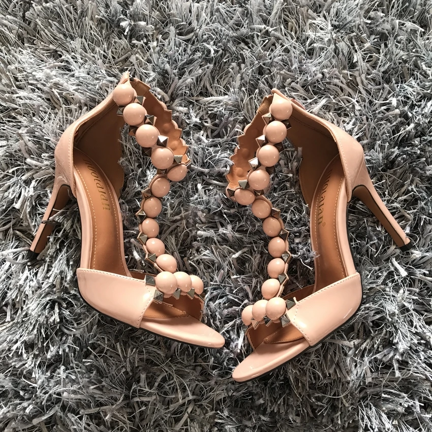 2018 г. брендовые модные женские туфли лодочки пикантные босоножки на высоком