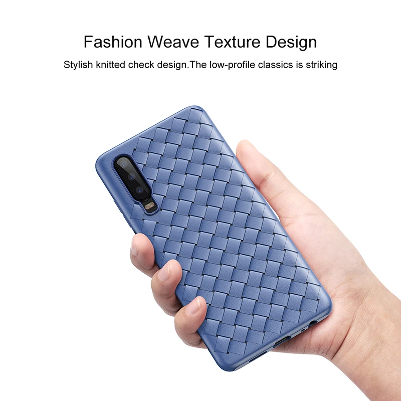 Роскошный чехол Baseus для huawei P30 Pro противоударный на заднюю панель Мягкий ТПУ
