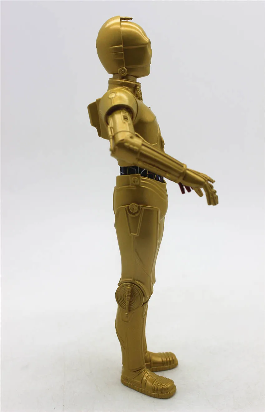 Звездные войны Золотой робот C3po Коллекция фигурка C-3PO фигурка для фанатов подарок на праздник NF5