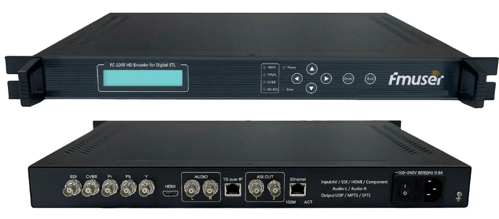 FMUSER DSTL 10 1 AV 5 8G Way HD/SD видео аудио цифровой студийный передатчик Link STL система для км