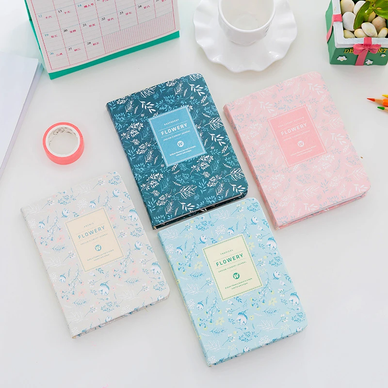 Корейский Новый 2019 Kawaii винтажный цветочный ежедневник еженедельный ежемесячный