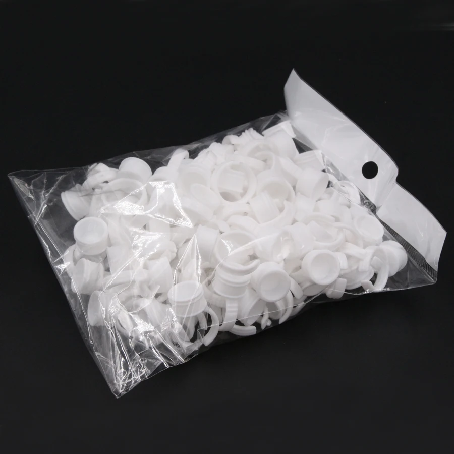 Бесплатная доставка 100 шт. одноразовые кольца для перманентного макияжа