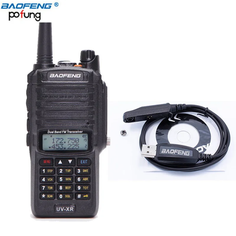 Baofeng UV XR 10 вт высокий мощный 4800 мА/ч IP67 Водонепроницаемый двухстороннее радио