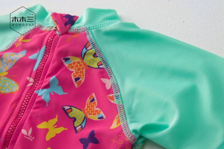 Momosan детский Купальник Цельный Купальники Для Девочки Милые Девушки