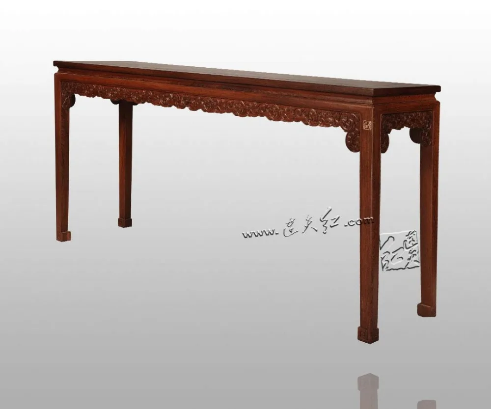 Длинный стол с рисунком дракона Китайская классическая мебель для рисования