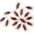 ZOCDOU 10 штук, искусственная розыгрыш, шутка, тараканы, имитация искусственного таракана, черный жук, страшная модель на день Хэллоуина, ремесла, миниатюры, сделай сам