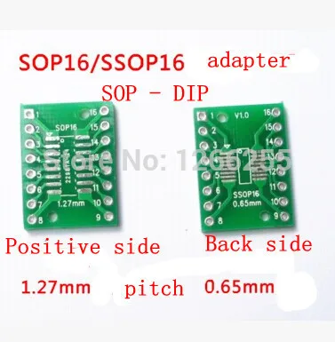 Бесплатная доставка 20 штук пустой печатной платы СОП адаптер пластина окунуться