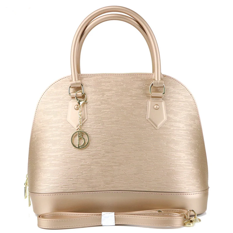 Сумка JELLYOOY Женская матовая ПВХ разных цветов большой размер 31 см|Сумки с ручками|