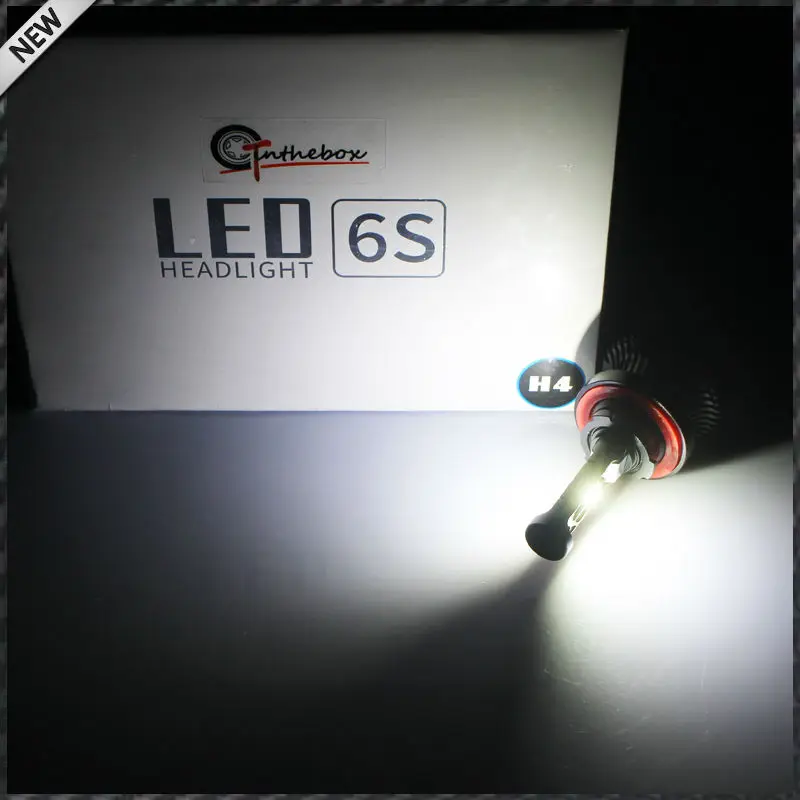 Ijdm высокое Мощность 9007 LED Фары для авто-9004 Hi/lo-6000 К белый мощность ED на Luxeon со