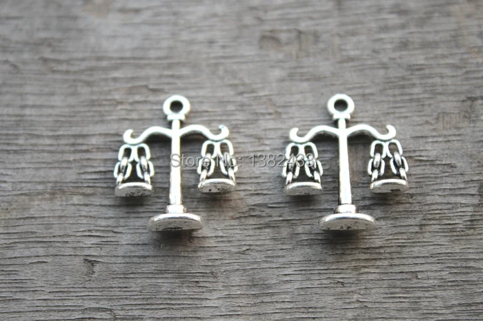 15 шт.-подвески для весы подвеска в античном тибетском серебряном тоне с