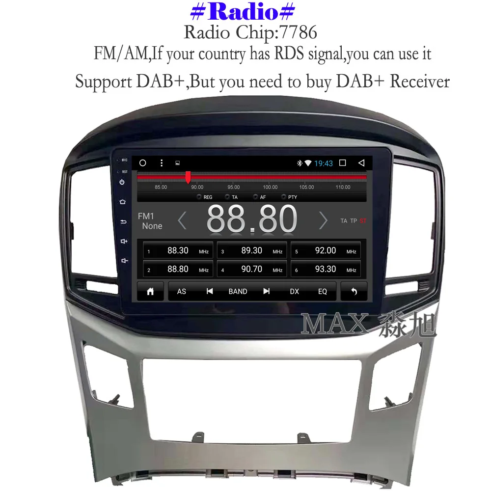 MAX 2G 32G Android 8.1.0 Автомобильный DVD плеер для Hyundai H1 Grand Starex Travel Cargo/iLOAD Car radio RDS GPS