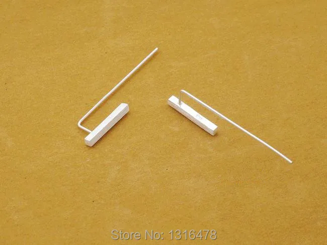 Новые серьги из стерлингового серебра 925 пробы нейтральные длинные