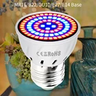 Фитолампы E27 полного спектра, 220 В переменного тока, Е14, светодиодная лампа для растений, В22, 4 Вт, 6 Вт, 8 Вт