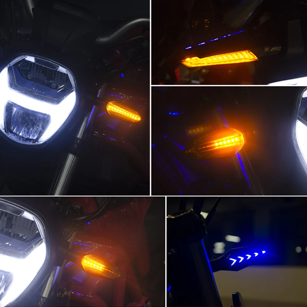 Светодиодные мотоциклетные указатели поворота янтарные индикаторы clignotant moto для
