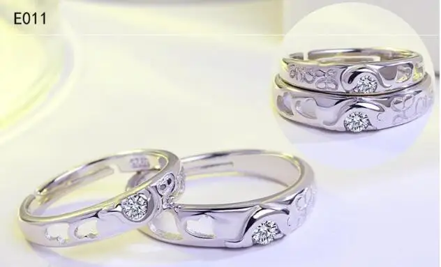 Mossovy серебряное кольцо в форме сердца для влюбленных, обручальное кольцо с буквами для женщин, циркониевое кольцо, ювелирное изделие, Anillos Mujer
