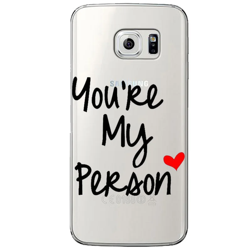 Greys Anatomy You are my person Soft TPU Phone Cases For Samsung J3 J5 J7 2017EU J6 J8 2018 High quality Clear Silicone Cover |