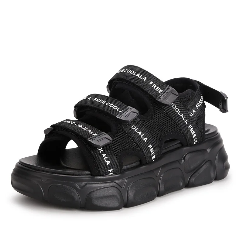 Сандалии женские на массивной подошве пляжная обувь повседневные Босоножки