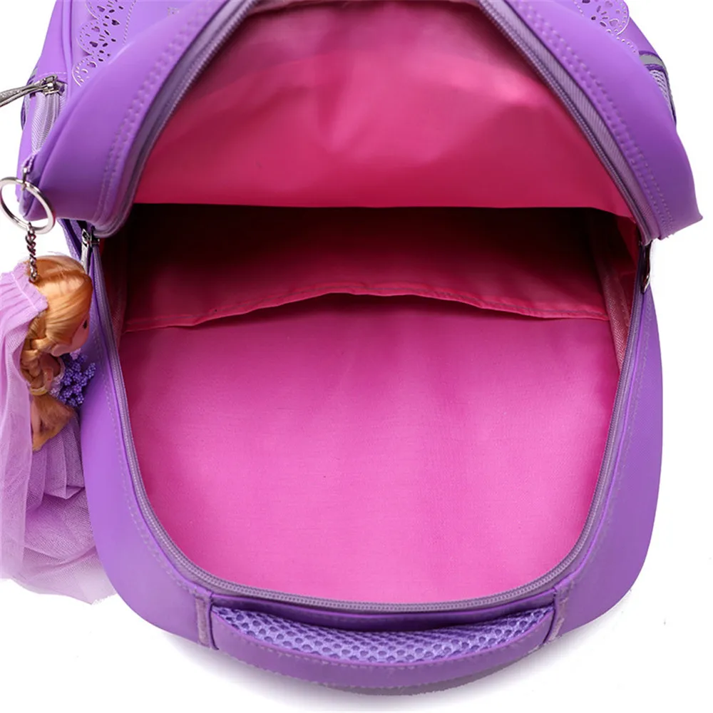 children school bags for teenagers girls princess backpack kids waterproof satchel PU schoolbags mochila | Багаж и сумки