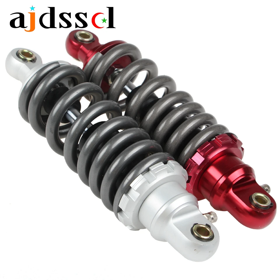 Universal Modified 250MM Motorcycle Rear Suspension Adjustable Rebound Damping Round Shock Absorbers for Motorbike Scooter ATV