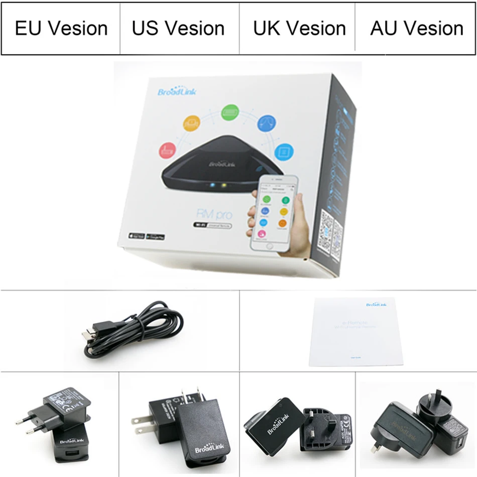Новый Broadlink RM03 RM Pro Universal интеллектуальный контроллер умный дом автоматизация WI FI +