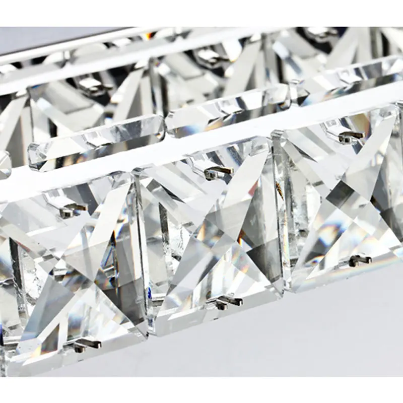 Освещение 23 Вт 87 см длинное основание из нержавеющей стали LED 2835 кристаллический кристалл свет для дома