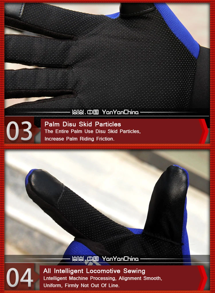 Высококачественные перчатки для езды на велосипеде и мотоцикле с полным пальцем