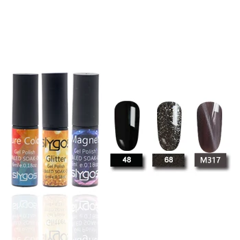 Combo10 3 шт., SLYGOS, магнит, блеск, неоновые цвета, портативный, замачивается, УФ Гель-лак, стойкий, чистый цвет, лак, маникюр, смешной набор - Цвет: Combo10