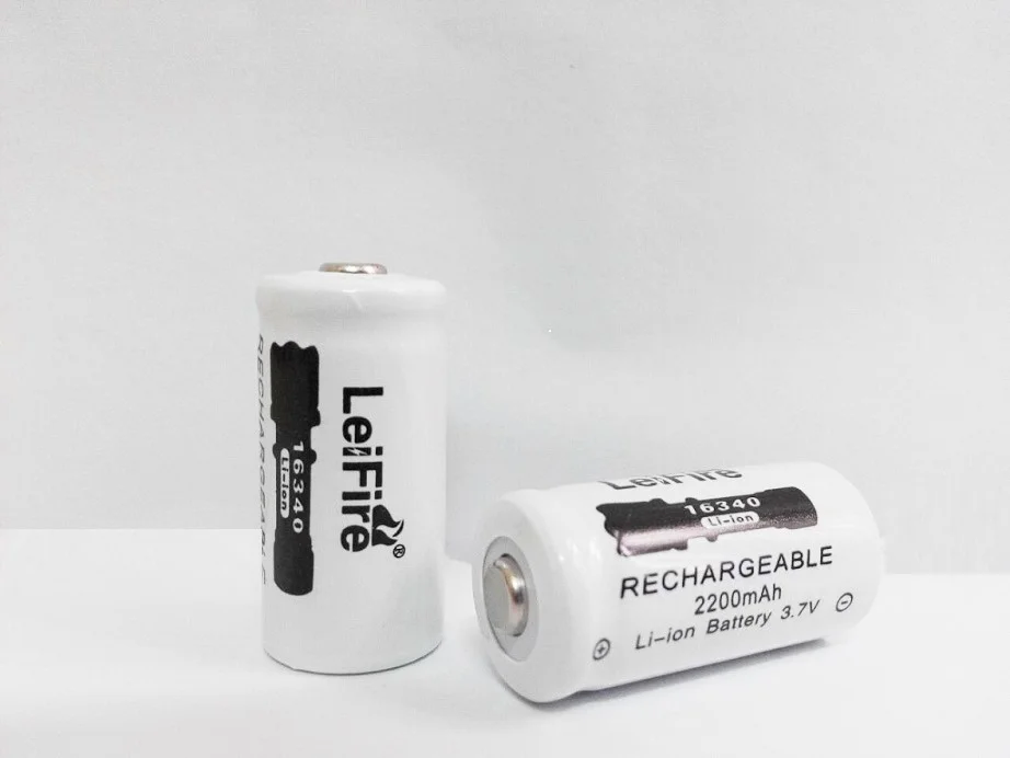 8 шт 3 7 v 2200mAh CR123A Аккумуляторная Литиевая Батарея 16340 батарея | Электроника
