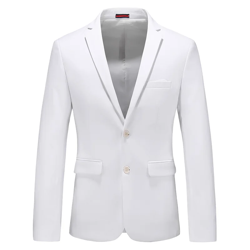 

MOGU Men's New Arrival Spring Suit Men Blazer Fashion Slim Fit Male Suits Casual Solid Color Blazers Plus Men Size M to 6XL