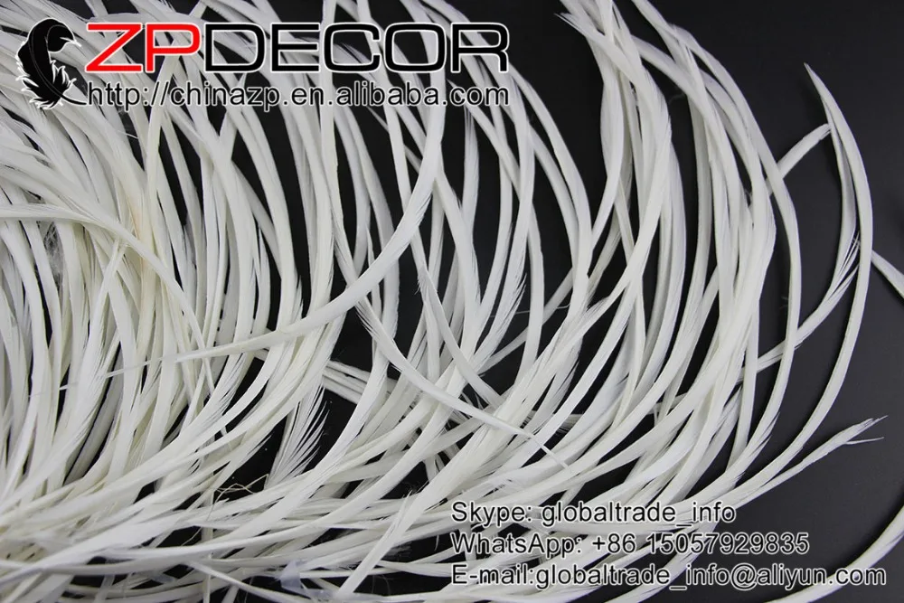 ZPDECOR 200 шт./лот 20 25 см (8 10 дюймов) ручной выбор премиум яркие белые большие гусиные