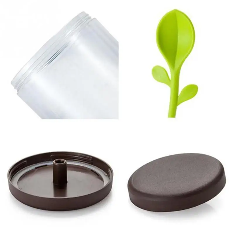 Tea Caddy Green Shoots Novelty Food Storage Tanks Seal Pot Sealed Tank Small YH-460106 | Дом и сад