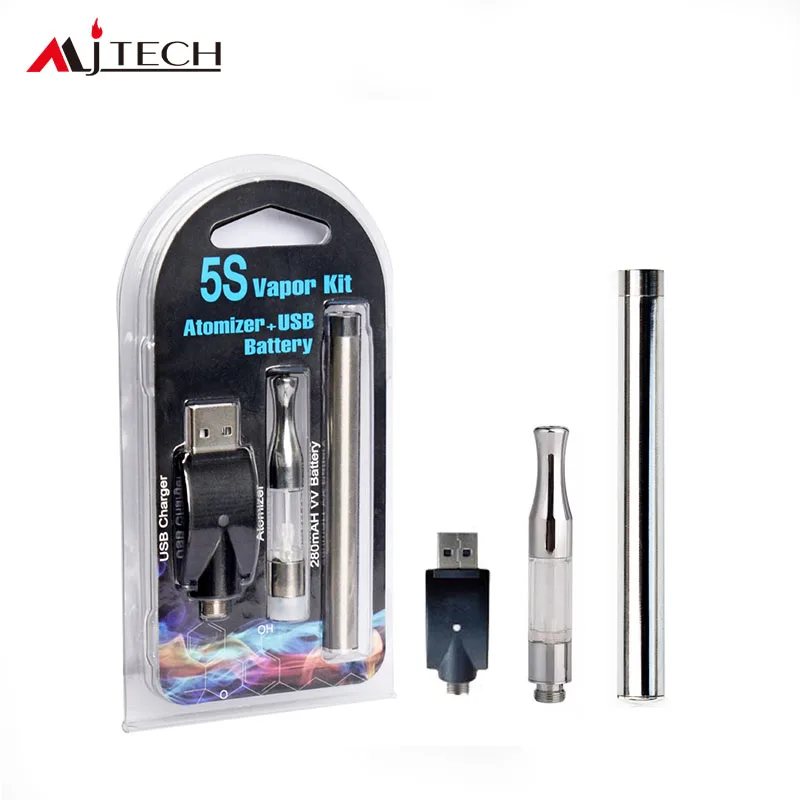 10 шт./лот Mjtech 5S пара мини комплект Vape ручка C6 510 Батарея O Pen эго кальян для