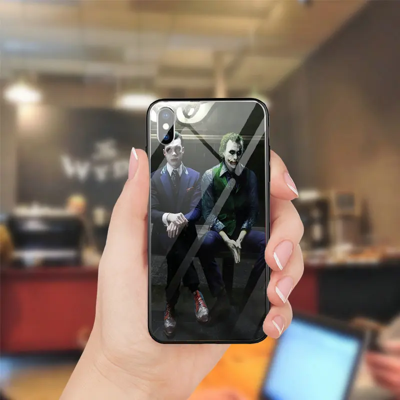 PC TPU Tempered Glass Mobile Phone Cases Cover for iPhone 5 5S SE X XR XS Max 10 7 6 6s 8 Plus Coque Bags Joker Jared Leto | Мобильные