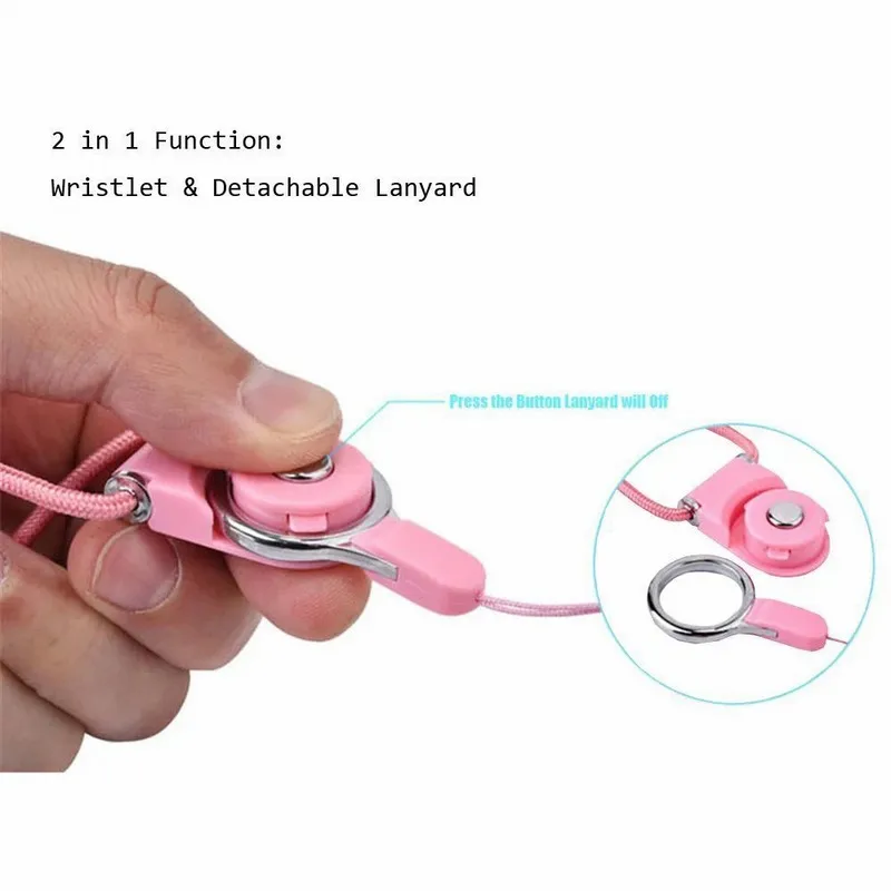 Съемная стропа на крючках ожерелье ремешок запястье брелок браслет для iPhone 7 6 S Plus