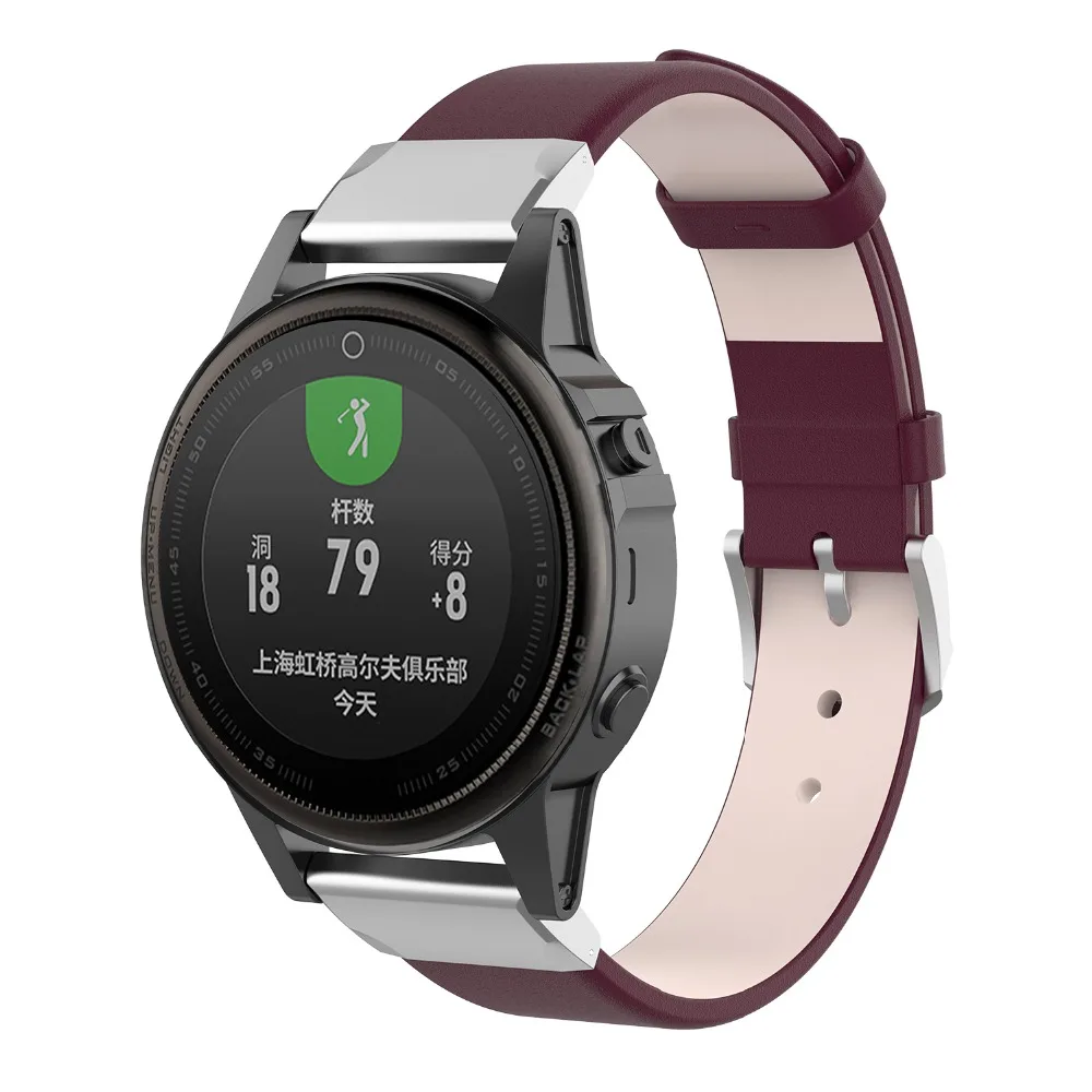 3 In1 Quick Fit Браслет ремешок для смарт-часов Garmin Fenix 5s группа кожаный часов + Экран