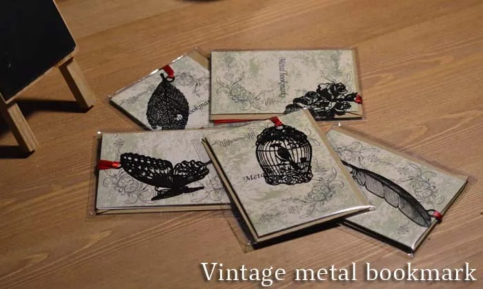 Bookmarks для книг Пеппер металлический перо черная бабочка DIY Милая каваи Подарочная этикетка для детей девочек ретро-книга марки Офис школа