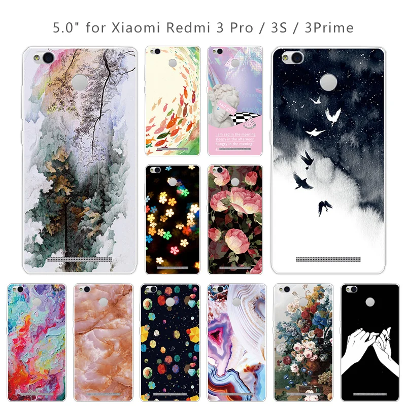 Чехол для телефона Xiaomi Redmi 3 Pro s Star прозрачная задняя крышка 5 0 дюйма S мягкий