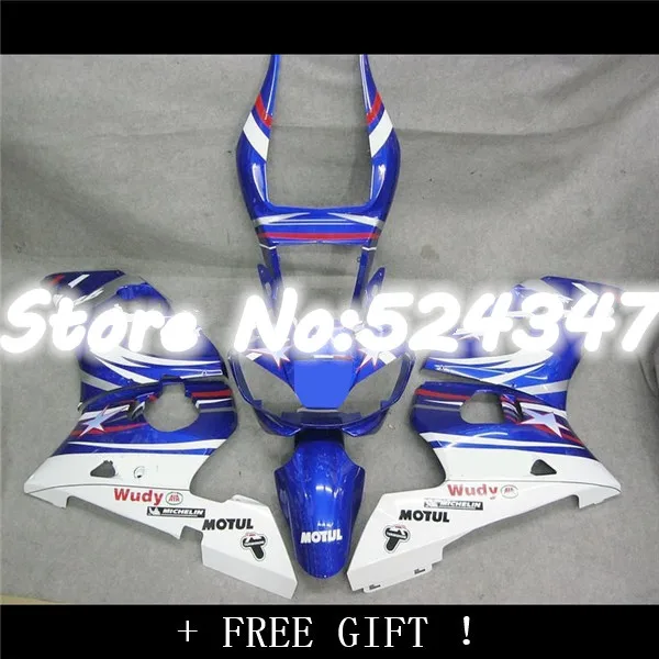 

Эй-синий белый Обтекатели для YZF-R6 03 - 05 YZF R6 03 04 05 YZF 600 R6 2003 2004 2005 обтекатель части # ветровое стекло для Yamaha
