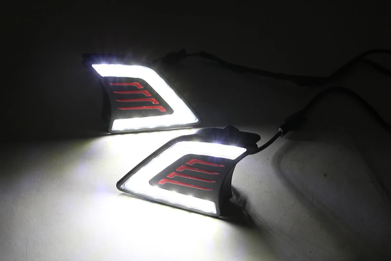 Автомобильная проблесковая 1 комплект DRL для Toyota Hilux Vigo 2012 2013 2014 2015 светодиодный