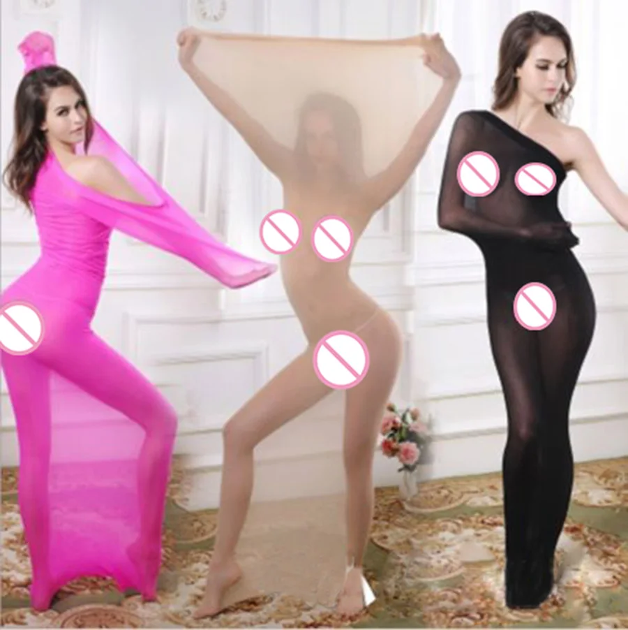 Эротическое Нижнее белье унисекс прозрачный нейлоновый кокон для тела с