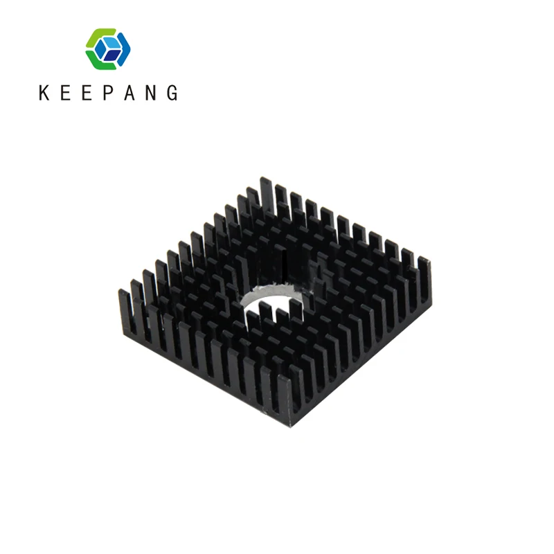 1 шт. 40X40X11 мм MK7/MK8 теплоотвод для 3D-принтера Makerbot MK7 MK8 экструдер черный алюминиевый кулер радиатор 3D-принтер часть