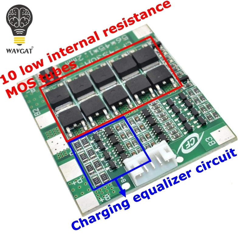 WAVGAT 4S 30A 14 8 V литий ионная батарея 18650 BMS пакеты Щит защиты печатной платы баланс