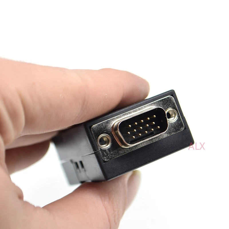 VGA VGA15 DB15 15 контактный 3 рядный Штекерный разъем к винтовой клемме адаптер с Черной