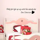 Бесплатная доставка ONE DIRECTION-светильник up my world - ONE DIRECTION цитата-Наклейка на стену girls спальня настенный Декор m3000