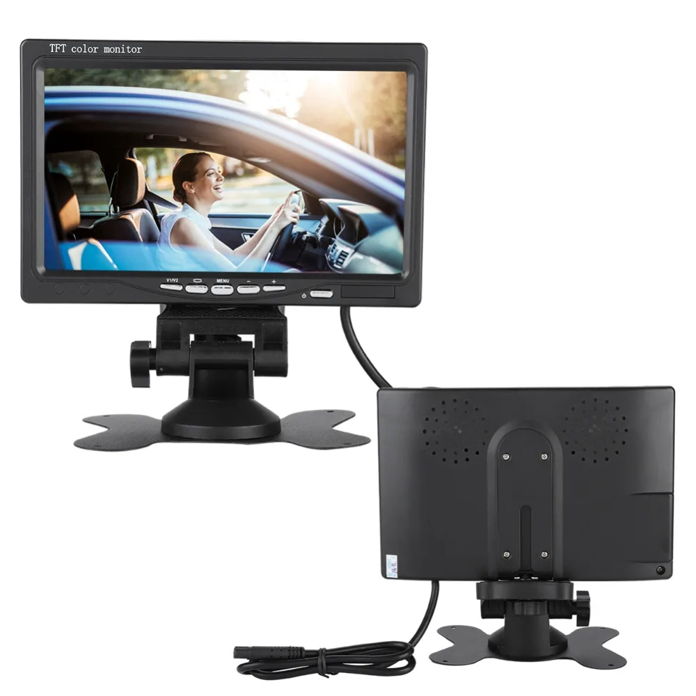Зеркало заднего вида 7 дюймовый монитор для камеры с солнцезащитным экраном