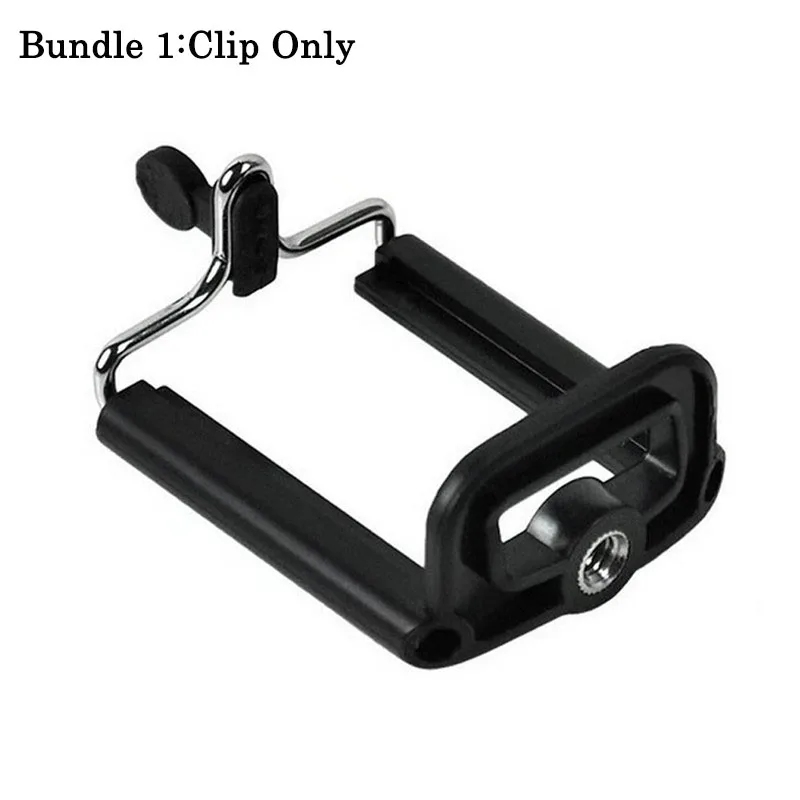 Clip Only Мини Гибкий губчатый штатив Осьминог для iPhone samsung Xiaomi huawei Мобильный телефон Смартфон Штатив для Gopro камера DSLR крепление - Цвет: Clip Only