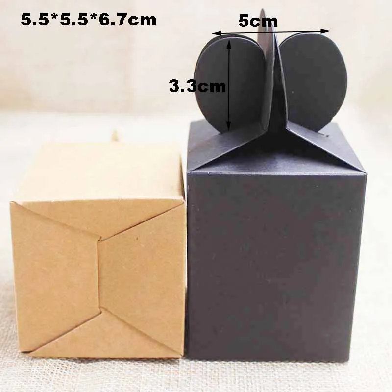Feiluan50pcs держатель для бумаги коробка подарок дисплей и упаковка пустой DIY