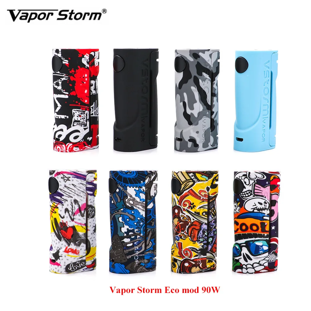 Vapor Storm Eco Box Mod 90 Вт с 10s непрерывным временем 18650 электронная сигарета|Системы